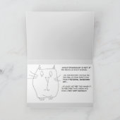 シュレーディンガーの猫：COVIDセーフ カード (内部)