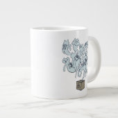 シュレーディンガーキャット9ライブス ジャンボコーヒーマグカップ (正面右)