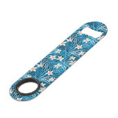 シュロの葉の青パターン スピード栓抜き (正面アングル)