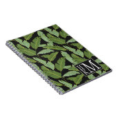 シュロの葉|のモノグラム ノートブック (右側)