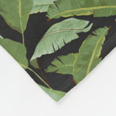 シュロの葉 フリースブランケット (角)