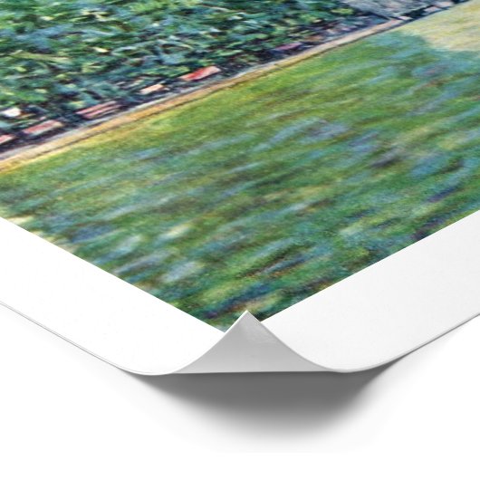 シュロスカマーアムアターゼバイクリムトグスタフ ポスター (角)