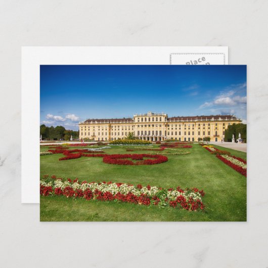 シュロスシェーンブルンウィーンオーストリア ポストカード (正面/裏面)