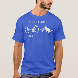 シュローダーの猫が生きている死弦理論 Tシャツ