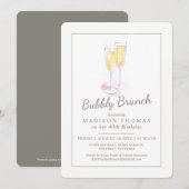 シュワシュワの朝食 チャンピオンの泡 イベント 招待状 (正面/裏面)