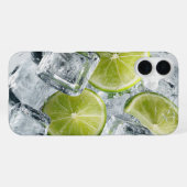 シュワシュワソーダのあるさわやかな夏のひととき iPhoneケース (裏面横)