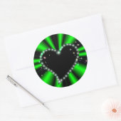 シュワルツェスエルツミットスタンヘンアウフグリュン – シュワルツ ラウンドシール (封筒)