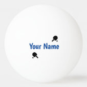 シュワルツワイスのペルソナリシアート 卓球ボール (正面)