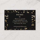 シュワルツ金ゴールド《写真》ぼけ味コプフヘラーDJヴィスティンカルテ 名刺 (裏面)