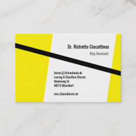 シュワルツ・ウント・ジェーブ 名刺