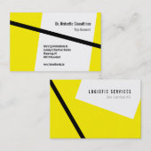 シュワルツ・ウント・ジェーブ 名刺 (正面/裏面)