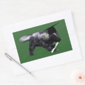 シュンク大学院 長方形シール (封筒)