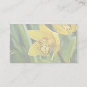 シュンラン属の蘭 名刺 (裏面)