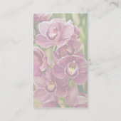 シュンラン属の蘭 名刺 (裏面)