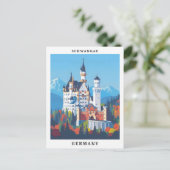 シュヴァンガウドイツエレガントアートヴィンテージトラベル ポストカード (スタンド正面)