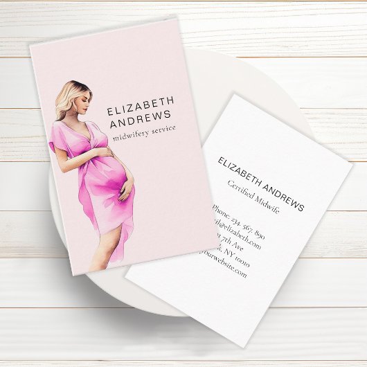 シュヴァンゲールシュリヒト – モダン水カラー 名刺