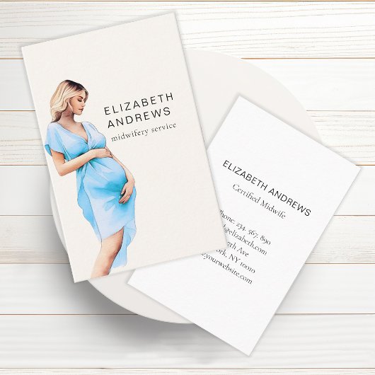 シュヴァンゲールシュリヒト – モダン水カラー 名刺