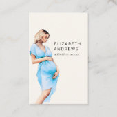 シュヴァンゲールシュリヒト – モダン水カラー 名刺 (正面)