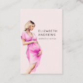 シュヴァンゲールシュリヒト – モダン水カラー 名刺 (正面)