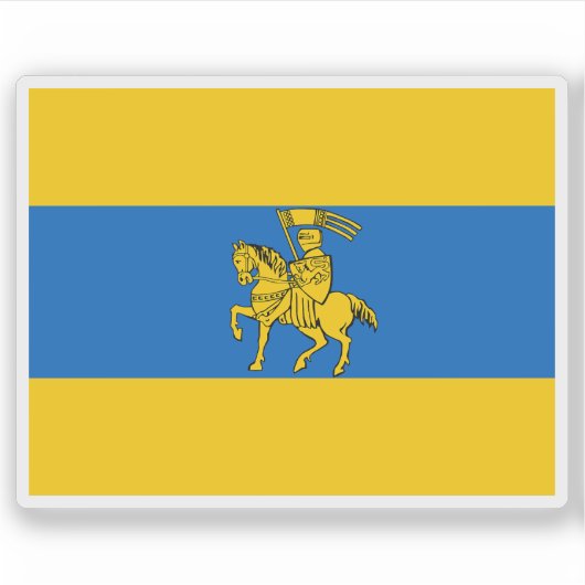 シュヴェリン国旗 シール (正面)