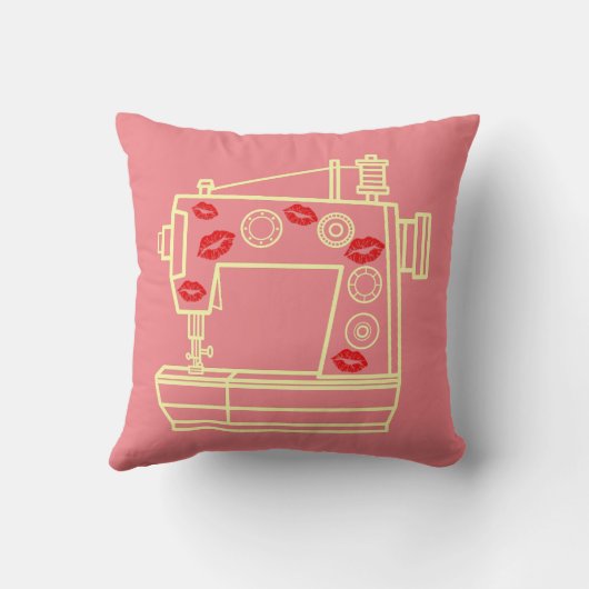 シューとシューは私にあなたを愛する裁縫 クッション (裏面)