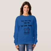 シューとシューは私にあなたを愛する裁縫 スウェットシャツ (正面フル)