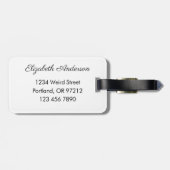 シューアディクトハイヒールアーファッショニスタト ラゲッジタグ (裏面横)