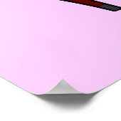 シューアホリック与え女の子は右の靴。 ポスター (角)