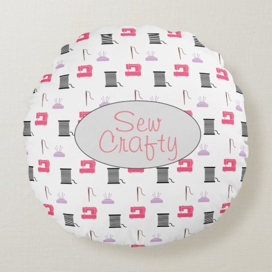 シュークラフティ装飾用クッション ラウンドクッション (正面)