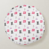 シュークラフティ装飾用クッション ラウンドクッション (裏面)