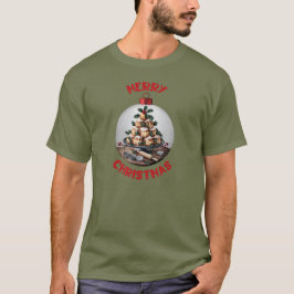 シュークリームのクリスマスオーナメント Tシャツ