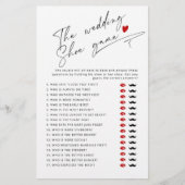 シューゲー結婚ムのスクリプトブライダルシャワーゲーム (正面)