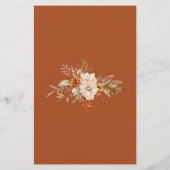 シューゲー結婚ムのテラコタ秋ブライダルゲーム (裏面)