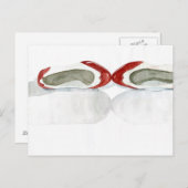 シューショーケース:赤で楽しむ ポストカード (正面/裏面)