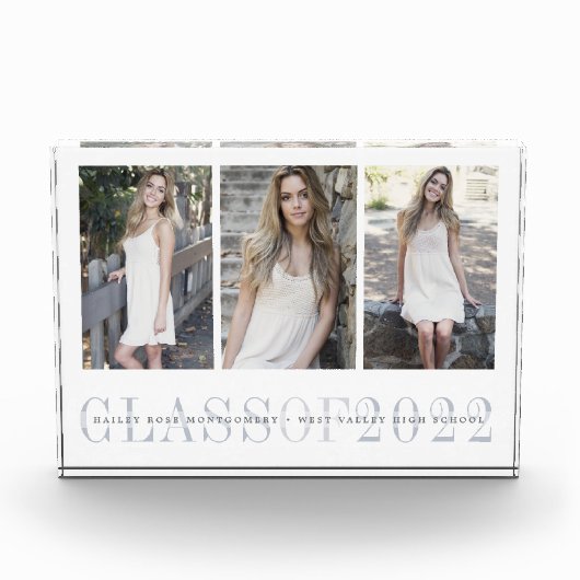 シューストライプル2022卒業記念テープ フォトブロック (正面)