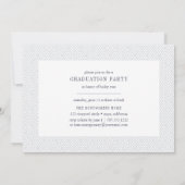 シューストライプル |フォト卒業パーティー招待状 招待状 (裏面)