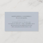 シューストライプル |写真家 名刺 (裏面)