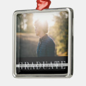 シューストライプル |卒業写真 メタルオーナメント (左)