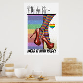 シューズもしフィット…ポスター ポスター (キッチン)