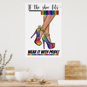 シューズもしフィット…ポスター ポスター (キッチン)