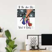 シューズもしフィット…ポスター ポスター (ホームオフィス)