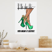 シューズもしフィット…ポスター ポスター (キッチン)