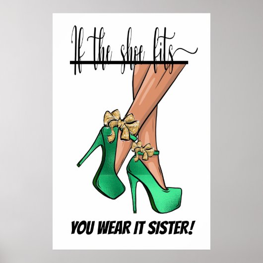 シューズもしフィット…ポスター ポスター (正面)