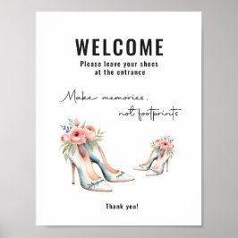 シューズオフゲストサインエアーブン ポスター