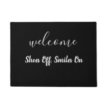 シューズオフ、スマイルオン