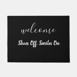 シューズオフ、スマイルオン ドアマット