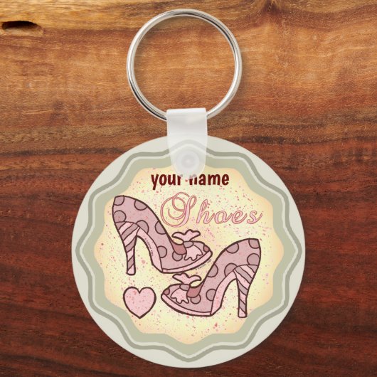 シューズキーチェーンが大好き キーホルダー (正面)