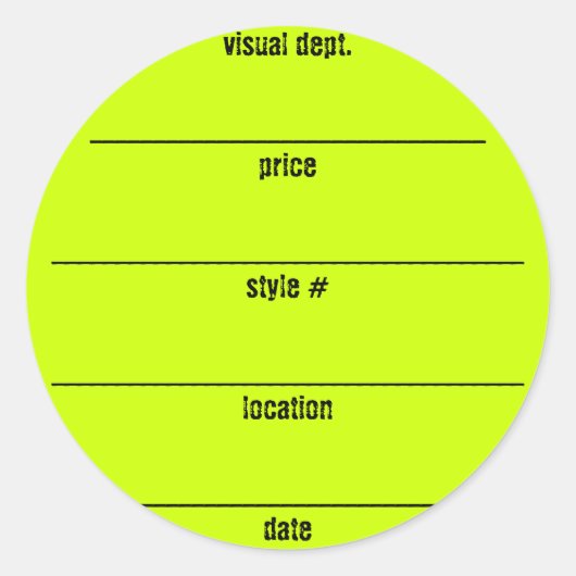 シューズシール ラウンドシール (正面)