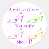 シューズステッガーリークファッショニスタが多い ラウンドシール (正面)