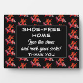シューズフリーの家へ ようこそ フォトプラーク (正面)
